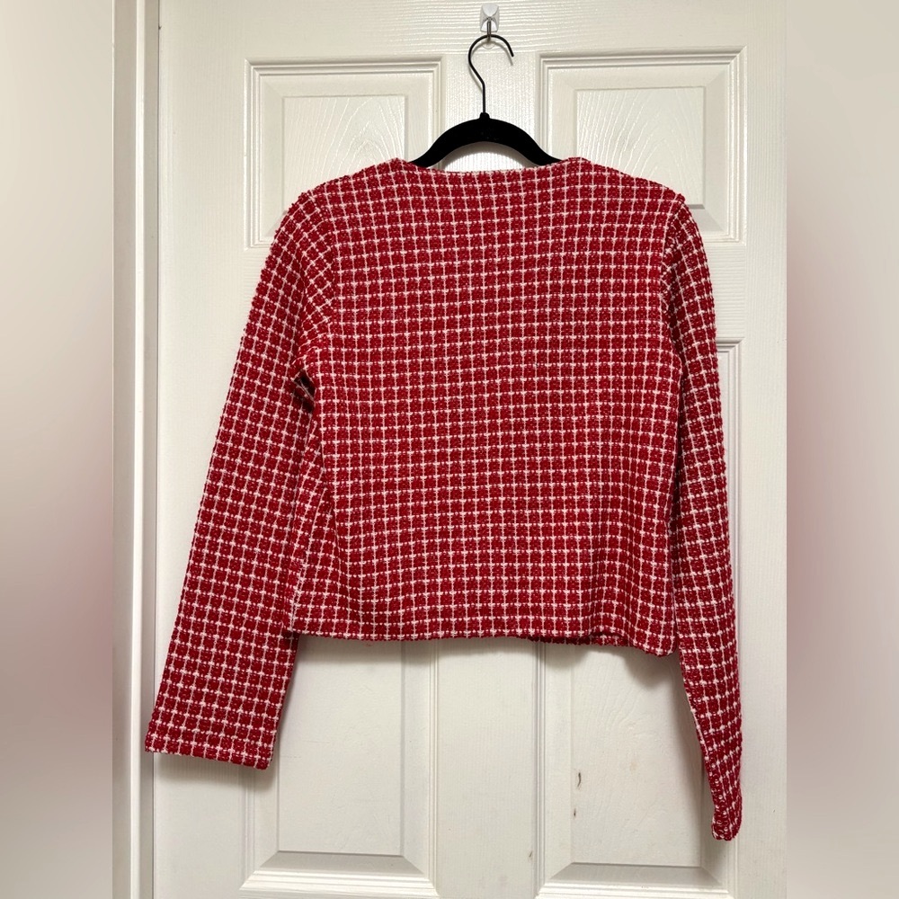 NWT Zara Button Textured Jacket - Picture 6 of 8